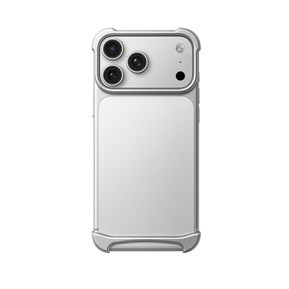 Aluminum metal bezel-less phone case