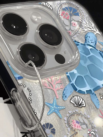 Coral Turtle Phone Case