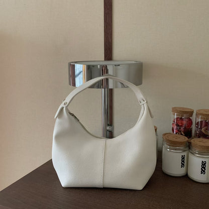 Soft PU Dumpling-Shaped Handbag