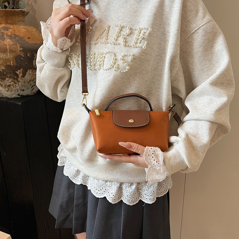 Women's High-end Nylon Dumpling Crossbody Handbag