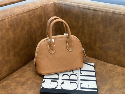 Style Bowling Shell Bag Mini Simple All-match Handbag Fashionable Shoulder Crossbody Handbag Women's Crossbody Bag