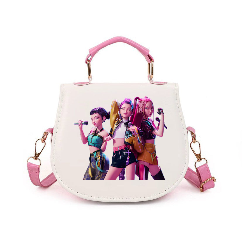 One-shoulder multi-functional portable handbag