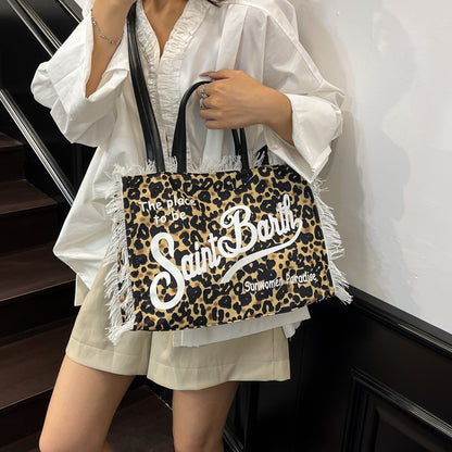 Large-capacity beach handbag