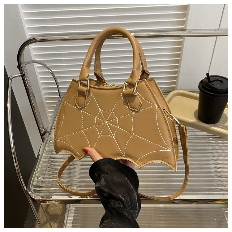 Punk Bat Design Shoulder Handbag