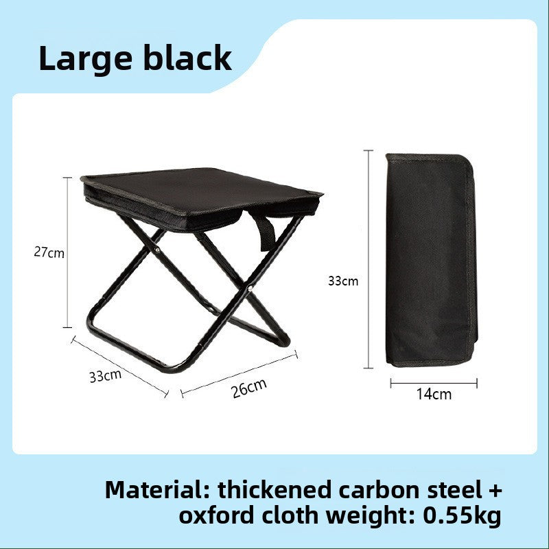 Outdoor handbag folding chair