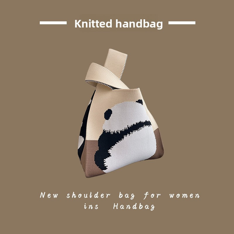 knit handbag