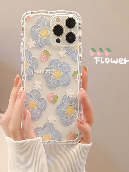 Flower-shaped phone case