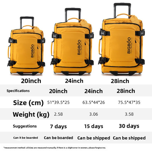 Handbag, tugboat bag, casual large-capacity travel suitcase