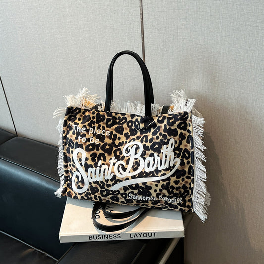 Large-capacity beach handbag