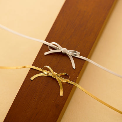 Titanium Steel Gold-Plated Choker Necklace