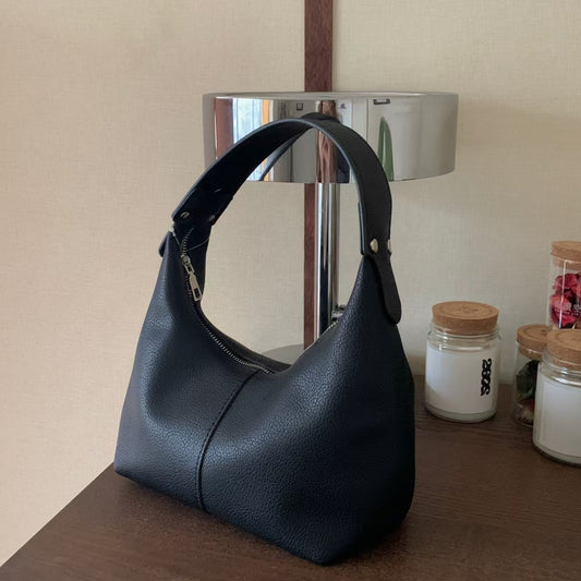 Soft PU Dumpling-Shaped Handbag