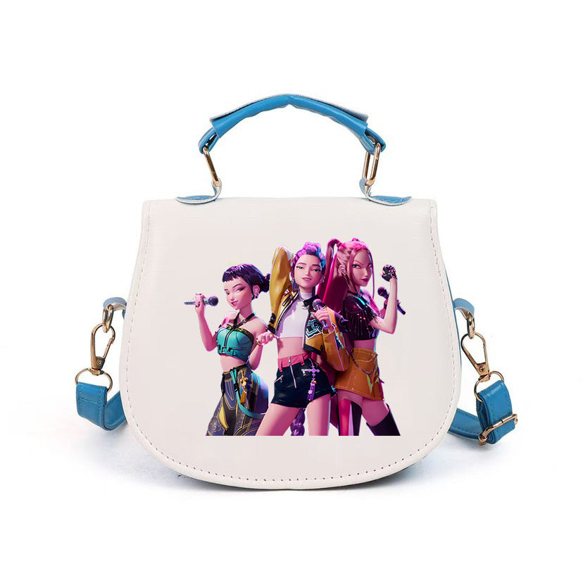 One-shoulder multi-functional portable handbag