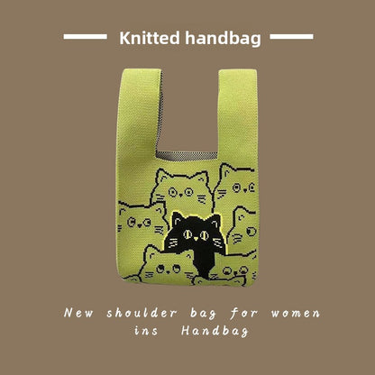 knit handbag