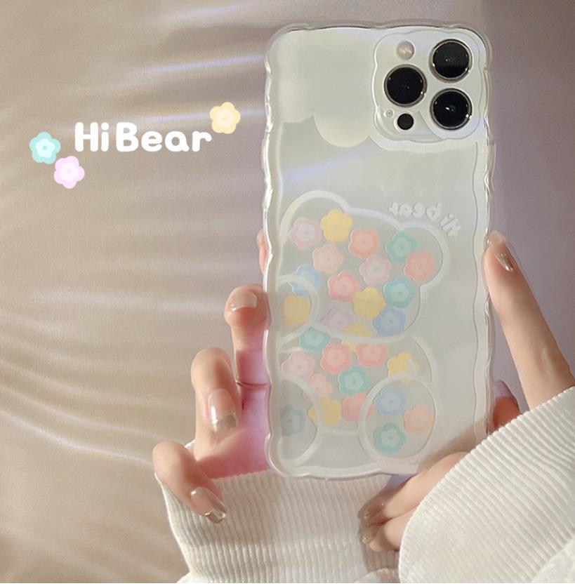 Flower-shaped phone case