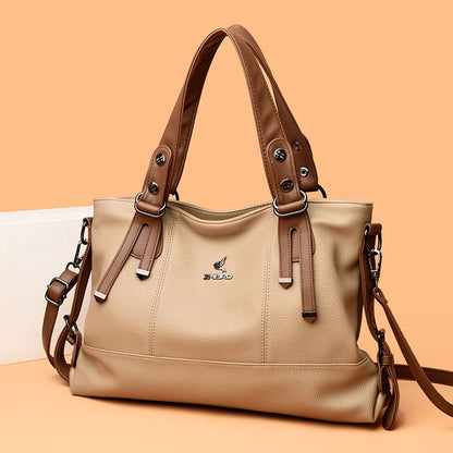 Crocodile Pattern Genuine Leather Women's Handbag