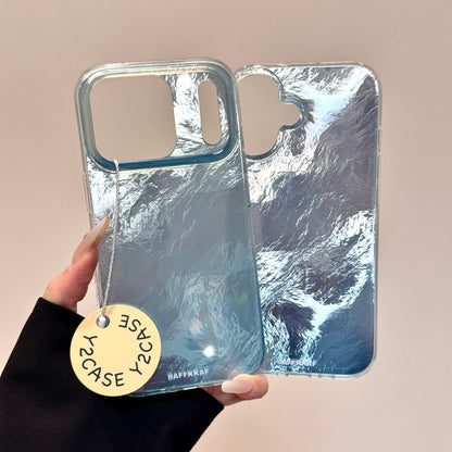 Blue Foil Pattern Imd Phone Case