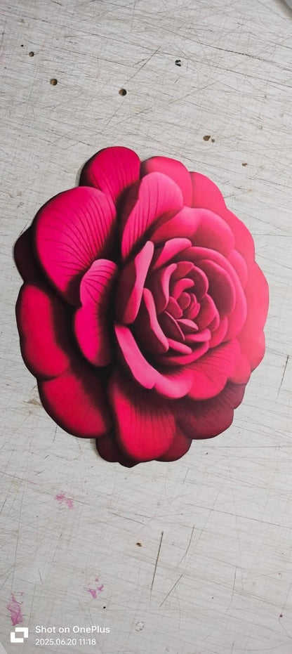 3D Flower Design Floor Mat, Quick Dry Non Slip