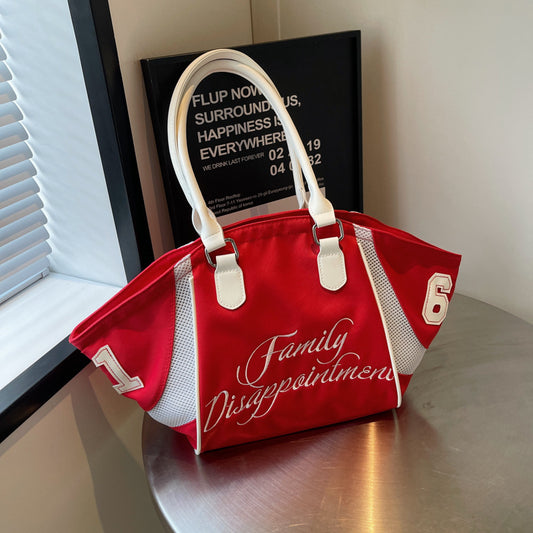 Fashionable bowling handbag for women