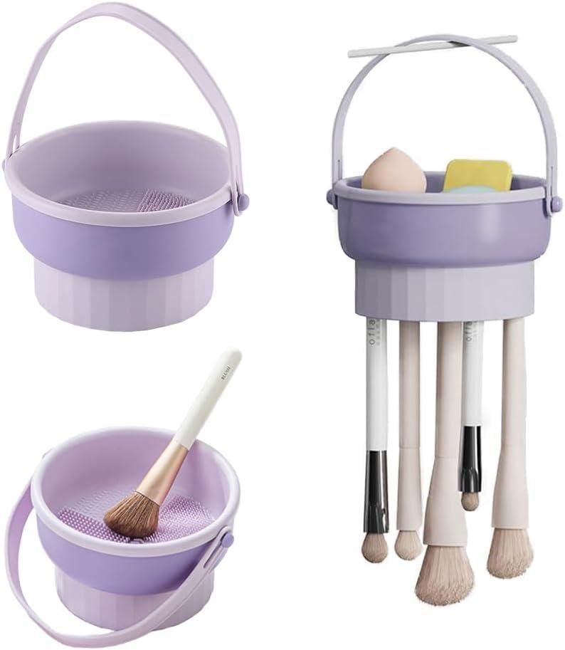 3 in 1 Makeup Brush Cleaner Bowl