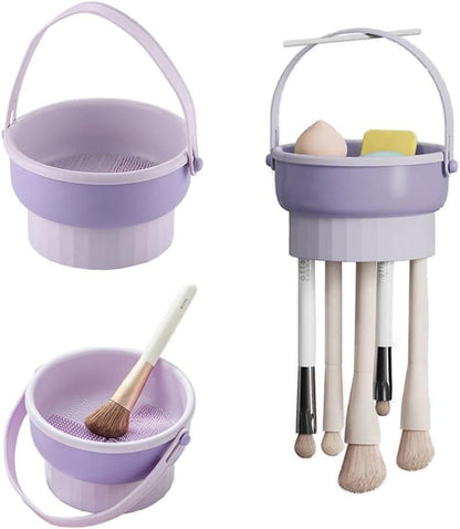3 in 1 Makeup Brush Cleaner Bowl