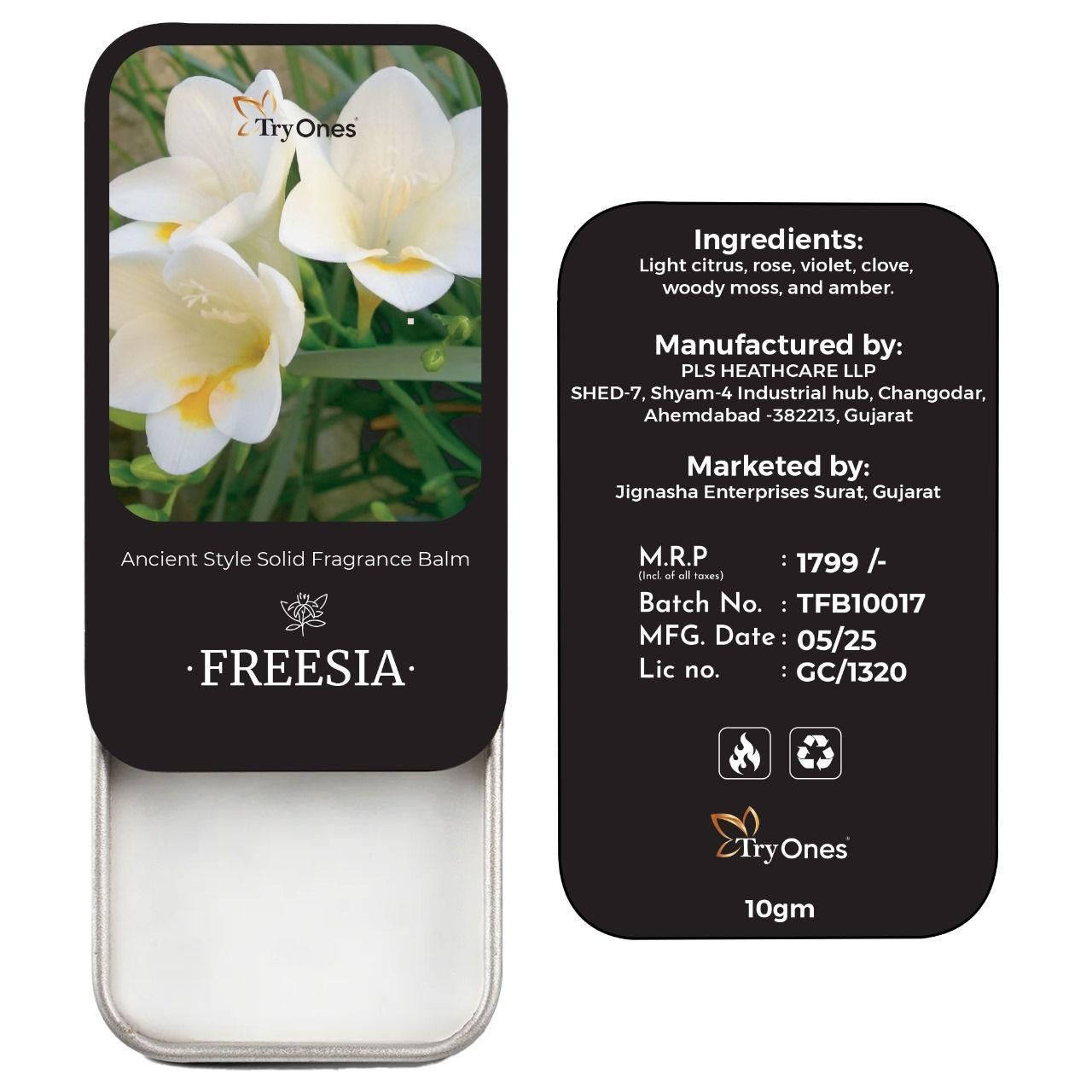 Ancient Style Solid Fragrance Balm 10 gm Pack of 1