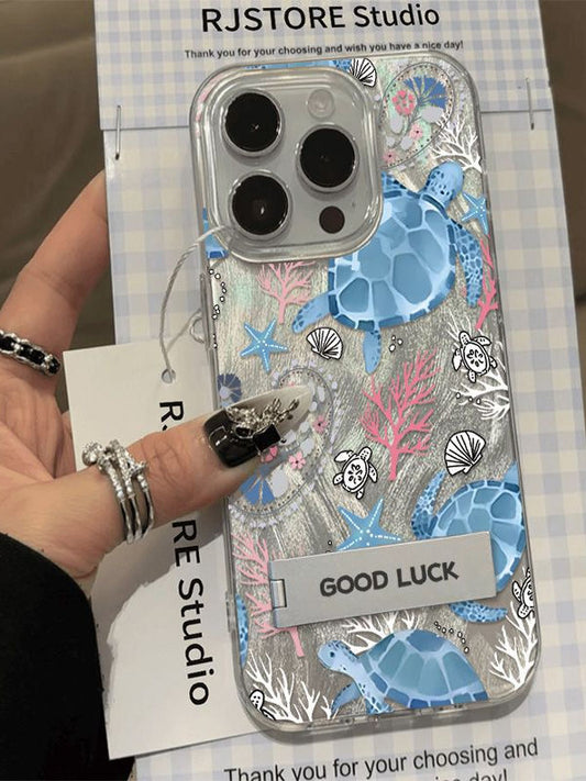 Coral Turtle Phone Case