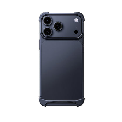 Aluminum metal bezel-less phone case