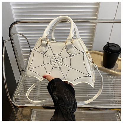 Punk Bat Design Shoulder Handbag