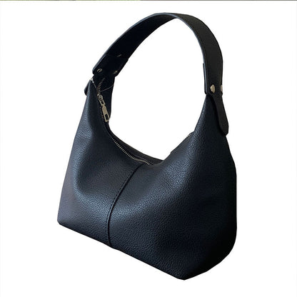 Soft PU Dumpling-Shaped Handbag