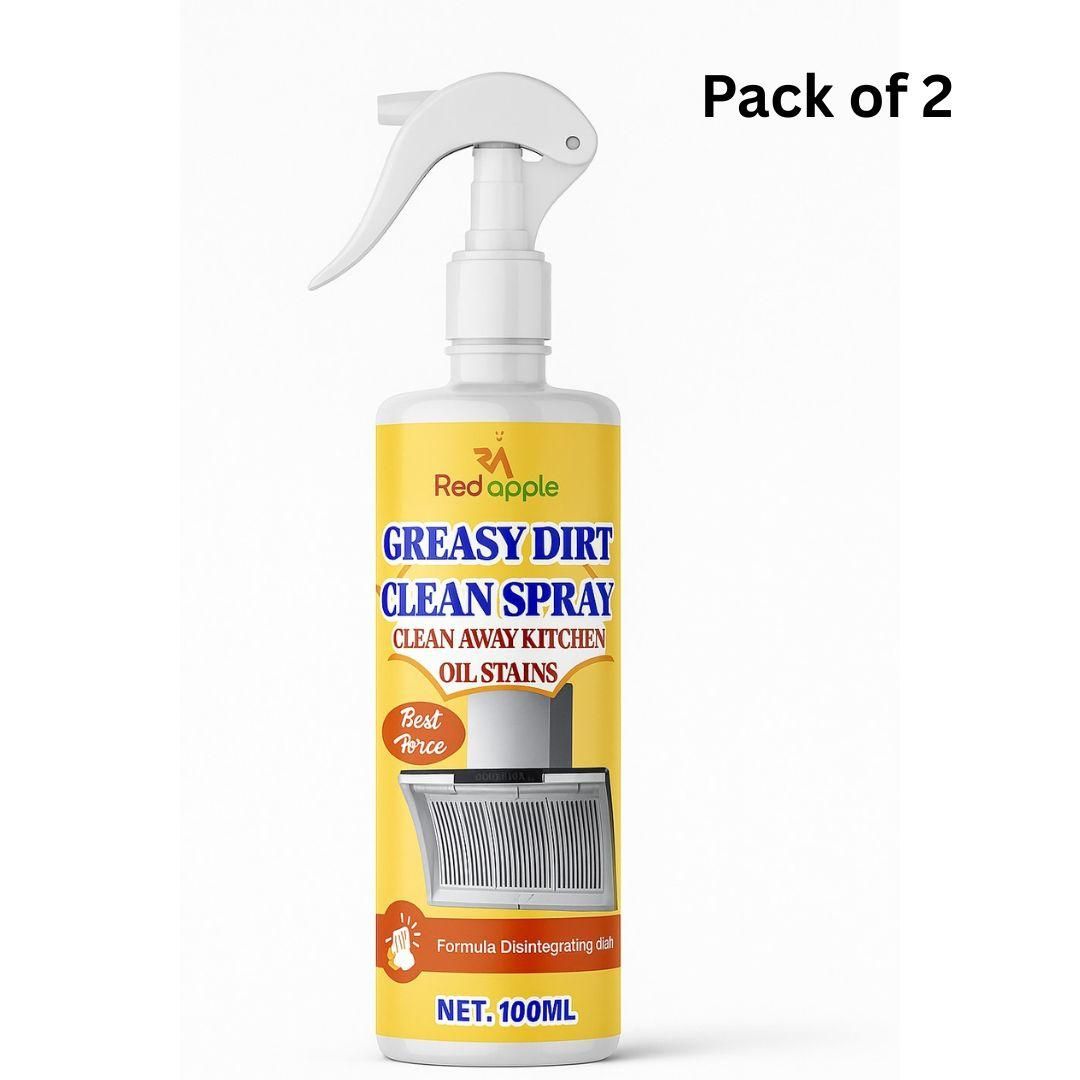 Greasy Dirt Clean Spray 100Ml (Pack of 2)