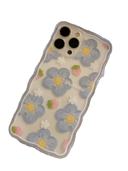 Flower-shaped phone case