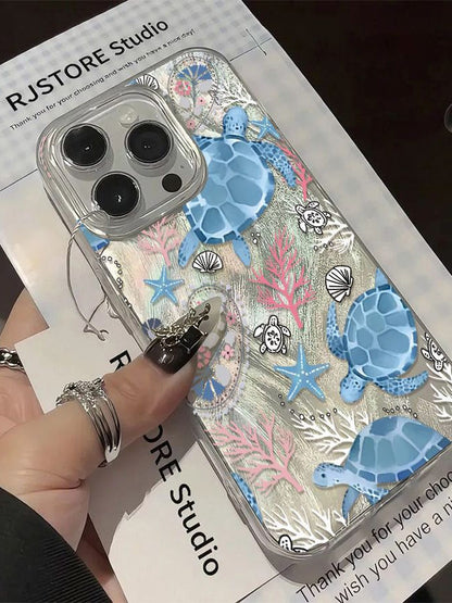 Coral Turtle Phone Case