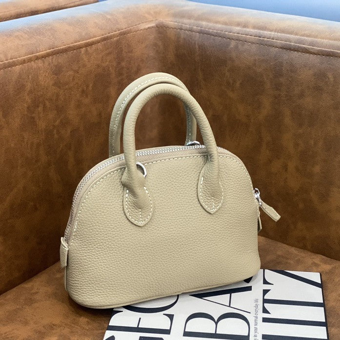 Style Bowling Shell Bag Mini Simple All-match Handbag Fashionable Shoulder Crossbody Handbag Women's Crossbody Bag