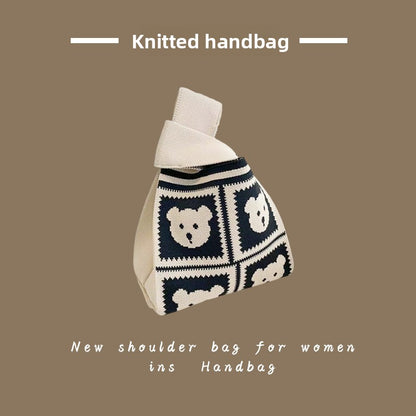 knit handbag