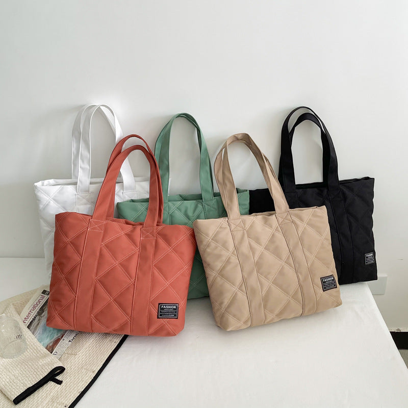 Large-capacity nylon fabric handbag