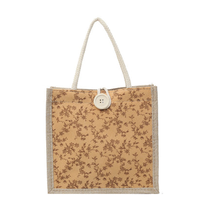 French floral print handbag