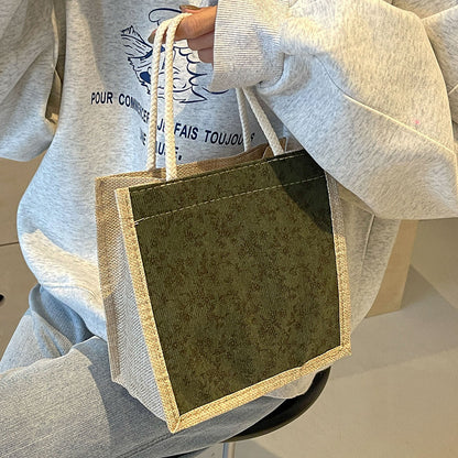 French floral print handbag