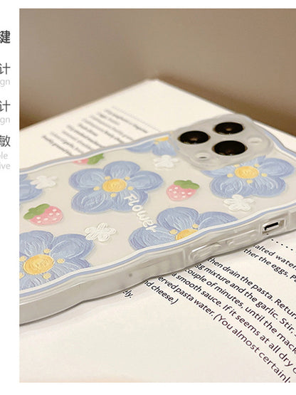 Flower-shaped phone case