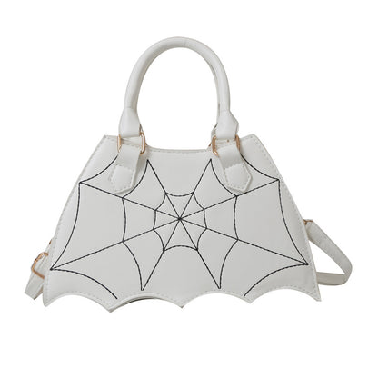 Punk Bat Design Shoulder Handbag