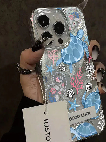 Coral Turtle Phone Case
