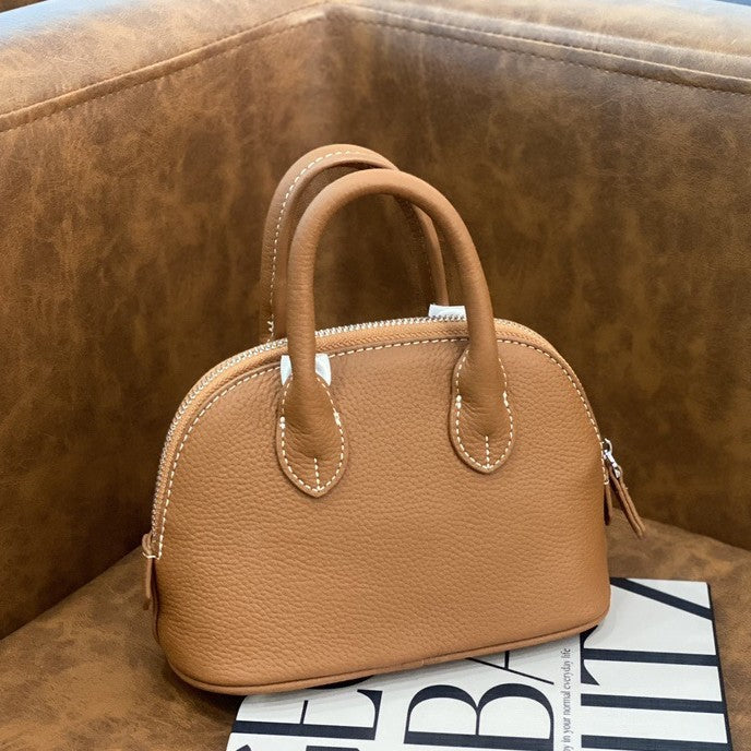 Style Bowling Shell Bag Mini Simple All-match Handbag Fashionable Shoulder Crossbody Handbag Women's Crossbody Bag