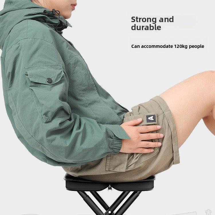 Outdoor handbag folding chair