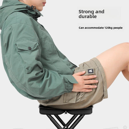 Outdoor handbag folding chair