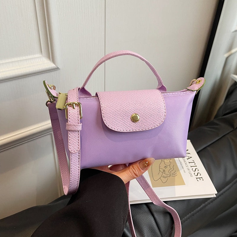 Women's High-end Nylon Dumpling Crossbody Handbag