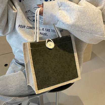 French floral print handbag