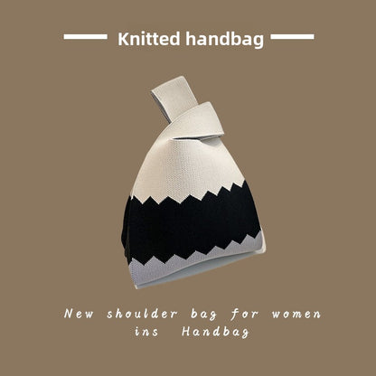 knit handbag