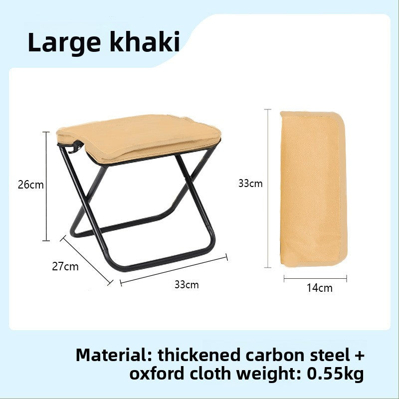 Outdoor handbag folding chair