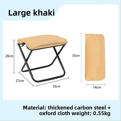 Outdoor handbag folding chair