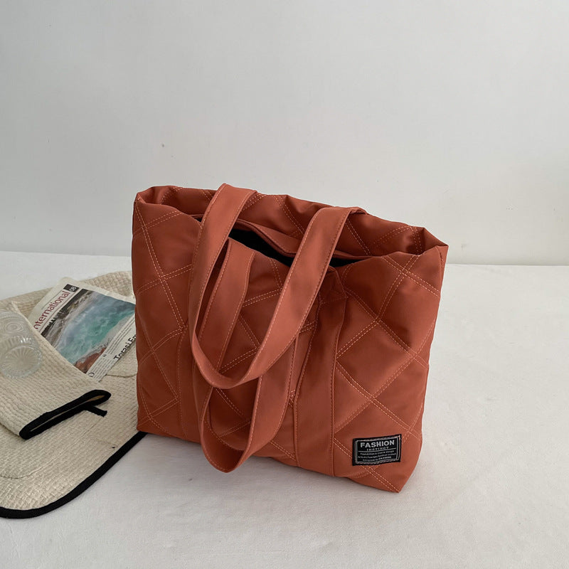 Large-capacity nylon fabric handbag