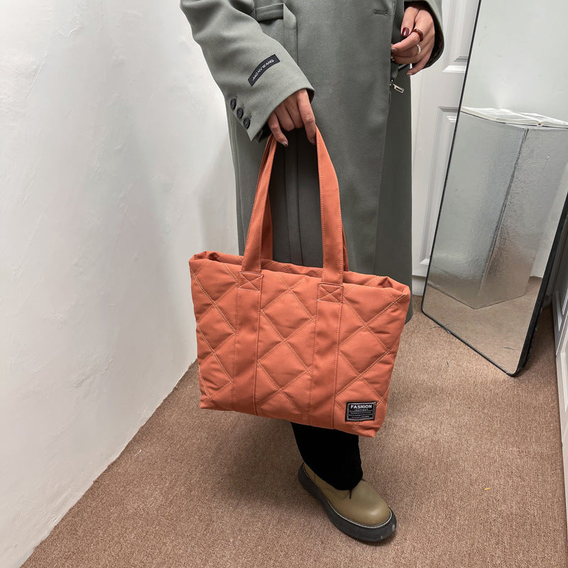 Large-capacity nylon fabric handbag